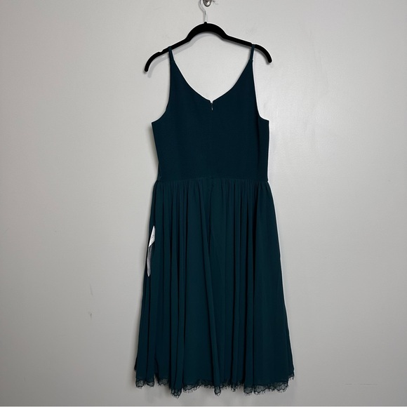 Dress The Population Alicia Dress Pine Green Size XL - Picture 6 of 11